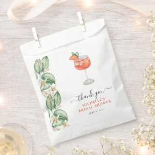 Sachets En Papier Fête des mariées orange Aperol Spritz