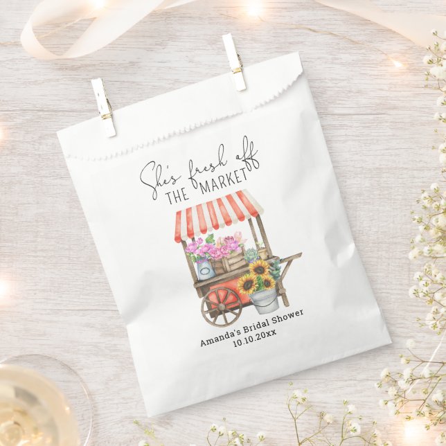 Sachets En Papier Fête des mariées Panier à fleurs (Coupé)