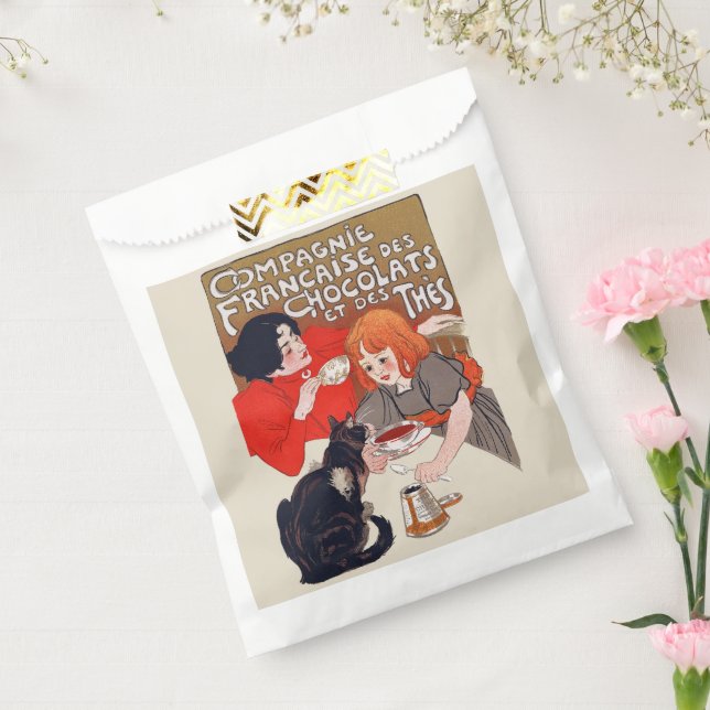 Sachets En Papier Fête du chocolat français Steinlen Art (Scellé)