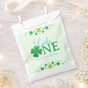 Sachets En Papier Fête du premier anniversaire de Lucky One