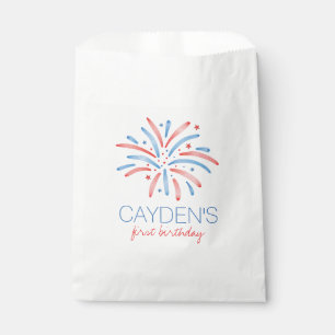 Sachets En Papier Feu d'artifice 4 juillet Anniversaire