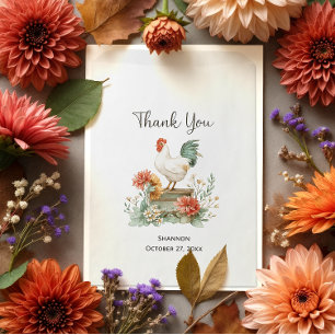 Sachets En Papier Fier Rooster Flowers Agritourisme Générique