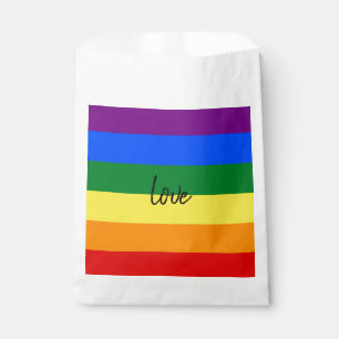 Sachets En Papier Fierté arc-en-ciel