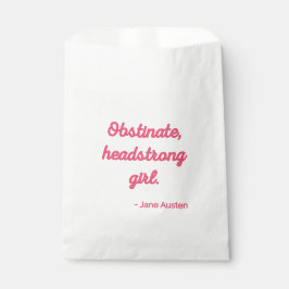 Sachets En Papier Fierté et préjugés Citation II - Style mignon