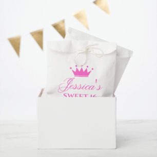 Sachets En Papier Fille sweet sixteen 16e fête d'anniversaire coutum