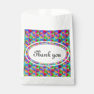 Sachets En Papier Fleur de vie - motif transparent - couleur dégradé