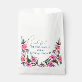 Sachets En Papier Fleur rose