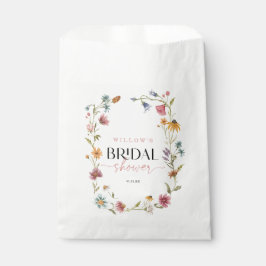 Sachets En Papier Fleur sauvage Boho Fête des mariées Favoriser Sac