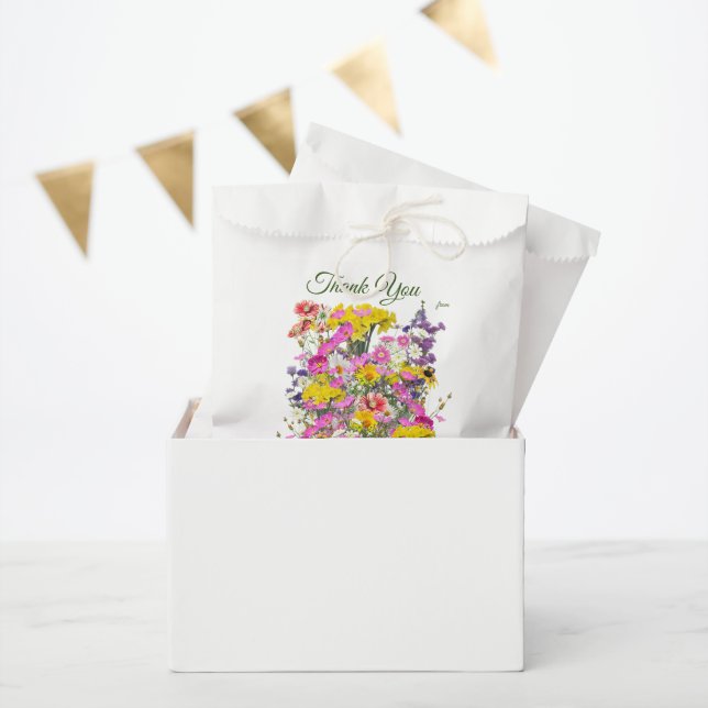 Sachets En Papier Fleurs classiques de la prairie rétro (Fête)