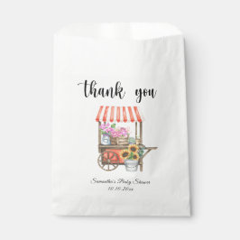 Sachets En Papier Fleurs cultivées localement Baby shower du marché 