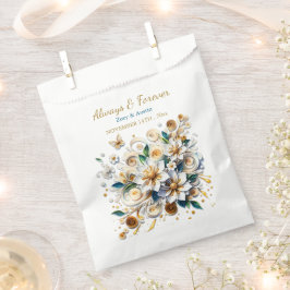 Sachets En Papier Fleurs de recouvrement papier Mariage toujours et
