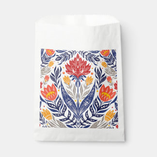 Sachets En Papier Fleurs folkloriques motif