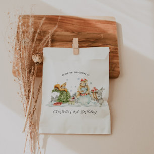 Sachets En Papier Forêt enchantée d'hiver Anniversaire