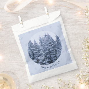 Sachets En Papier Forêt hivernale magique - fête de noël