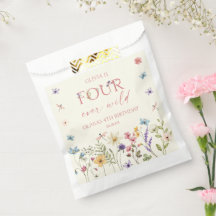 Four Ever Wild Wildflower 4th Birthday Party