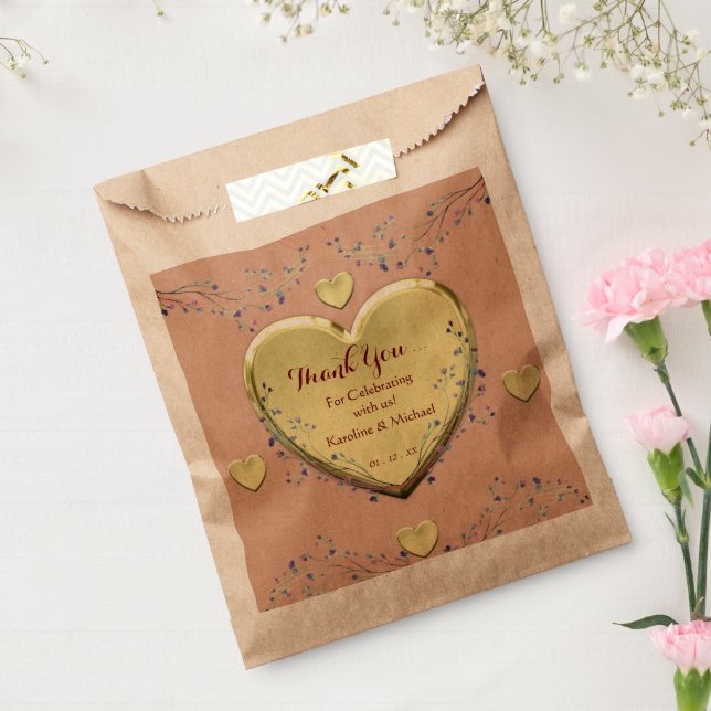 Sachets En Papier Fun Event Mariage Merci de la fête (Scellé)