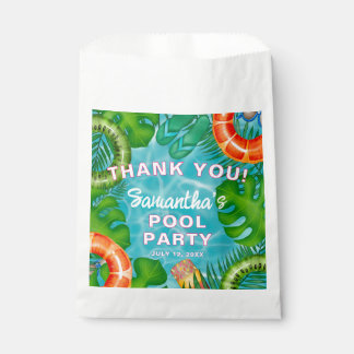 Sachets En Papier Fun Pool Party Colorful Any Age Welcome