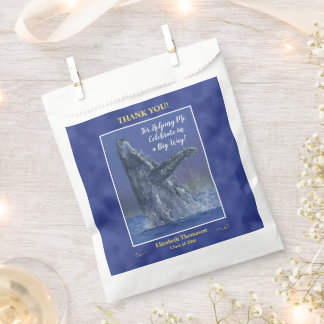 Sachets En Papier Fun Whale Graduation Party Favor Bags