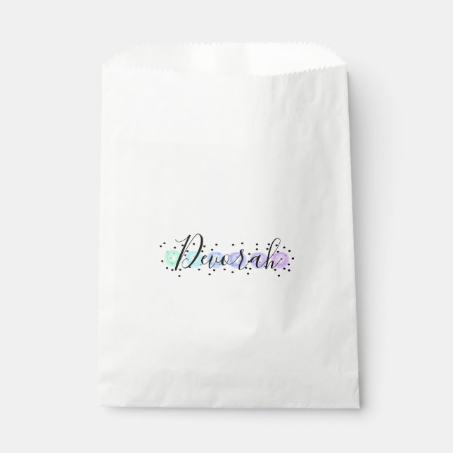 Sachets En Papier Funfetti (Devant)