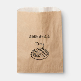 Sachets En Papier Galentine's Day Waffle Supply Baggies