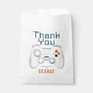 Sachets En Papier Garçons Cool Blue Gaming Anniversaire de enfant