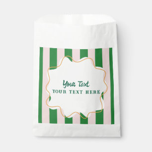Sachets En Papier Garçons Cool Moderne Rayures Colorées Fête d'anniv