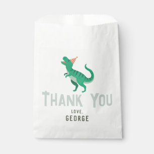 Sachets En Papier Garçons Cute T-Rex Dinosaur Anniversaire de enfant