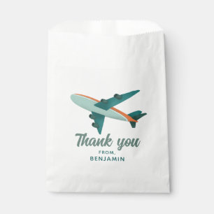 Sachets En Papier Garçons Voyage Avion Enfants Anniversaire