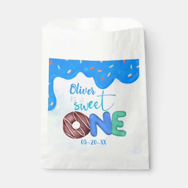 Sachets En Papier GARY Sweet One Rose Frosting Premier anniversaire (Devant)