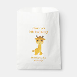 Sachets En Papier Giraffe Anniversaire Traitements