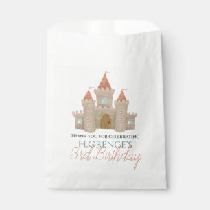 Sachets En Papier Girls mignonne Fairytale Castle Anniversaire de en