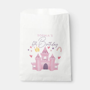 Sachets En Papier Girls mignonne rose Princess Palace 6e anniversair