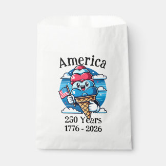 Sachets En Papier Glace Patriotique 250 Ans
