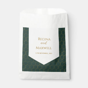 Sachets En Papier Gold And Green Gold 1920s Mariage Vintage Art Déco
