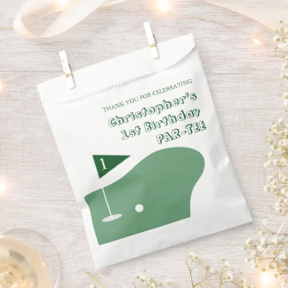Sachets En Papier Golf Boy 1st Birthday