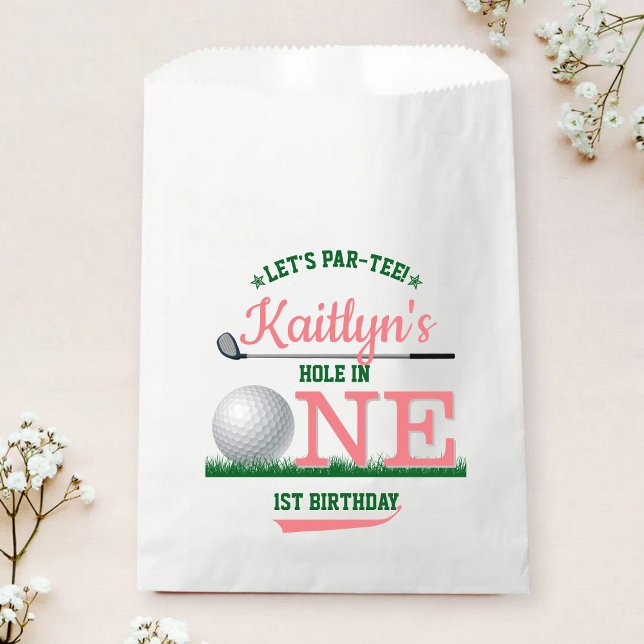 Sachets En Papier Golf PAR-TEE 1er anniversaire (Créateur téléchargé)