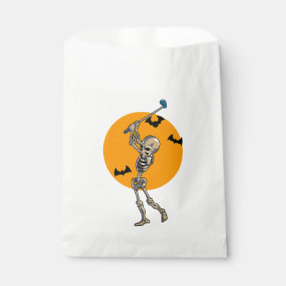 Sachets En Papier Golf Squelette Halloween Hommes Golf Halloween Gol