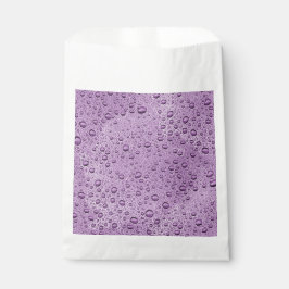 Sachets En Papier gouttelettes d'eau violette