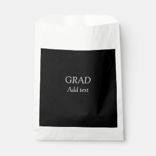 Sachets En Papier Grad simple graduation minimale élégante typo mode
