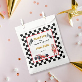 Sachets En Papier Grand Prix Race Car Party Thank You Treat