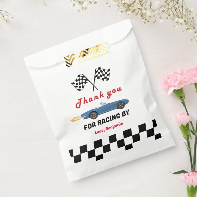 Sachets En Papier Grandir DEUX Fast Race Car Boy 2e anniversaire (Scellé)