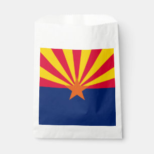 Sachets En Papier Graphique Drapeau dynamique de l'état de l'Arizona
