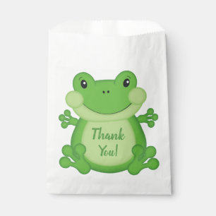 Sachets En Papier Grenouille fête d'anniversaire Vert