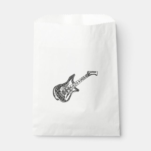 Sachets En Papier Guitare électrique (Devant)