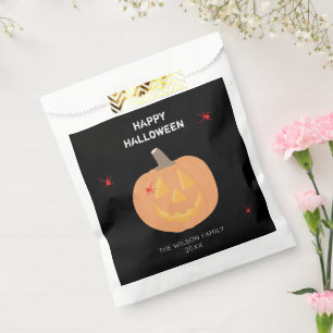 Sachets En Papier Halloween Citrouille Halloween fête de famille