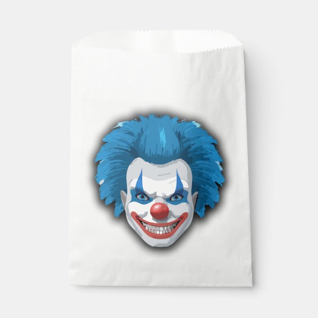Sachets En Papier Halloween du Carnaval de Clown déplaisant (Devant)
