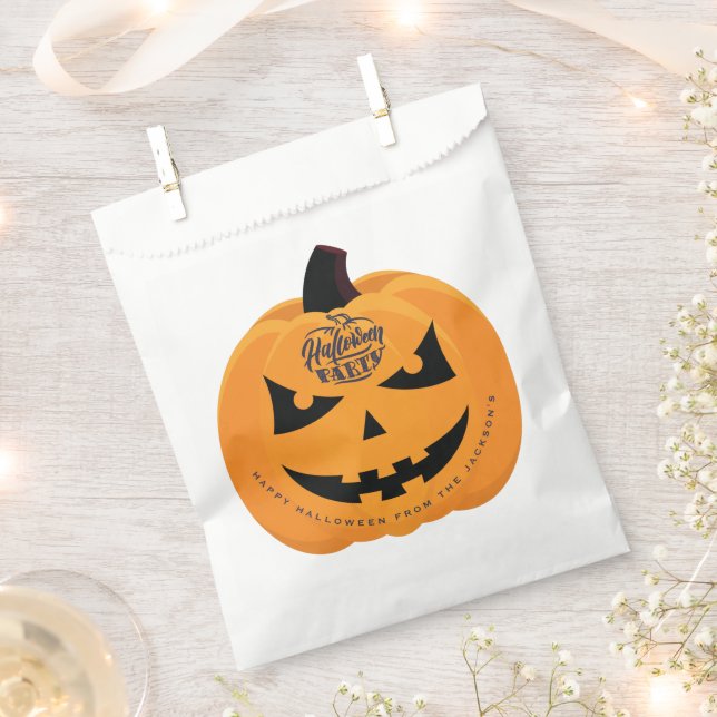 Sachets En Papier Halloween éffrayant et tendance (Coupé)