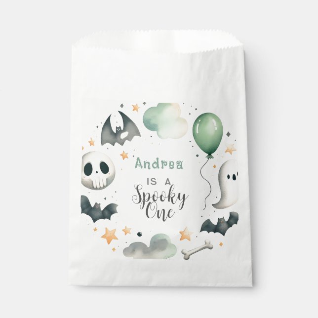 Sachets En Papier Halloween Éffrayant premier (Devant)