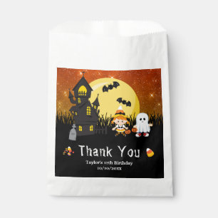 Sachets En Papier Halloween Fête Sorcière Ghost Orange
