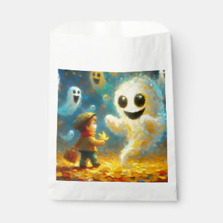 Sachets En Papier HALLOWEEN ~ Garçon et Fantômes~